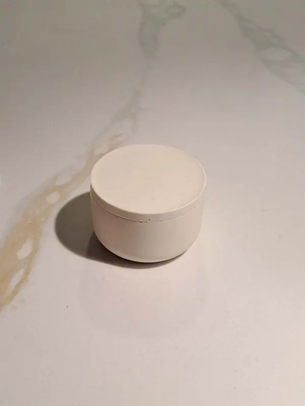 Petit pot rond blanc